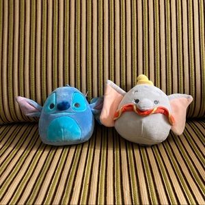 Stitch and Dumbo 5” Squishmallows